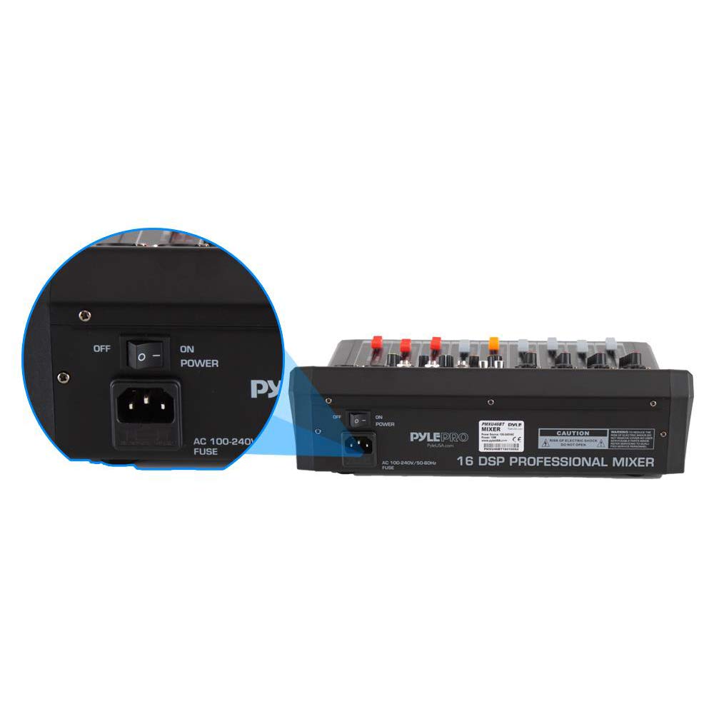 4-Channel Bluetooth Audio Mixer with USB and XLR C84409
