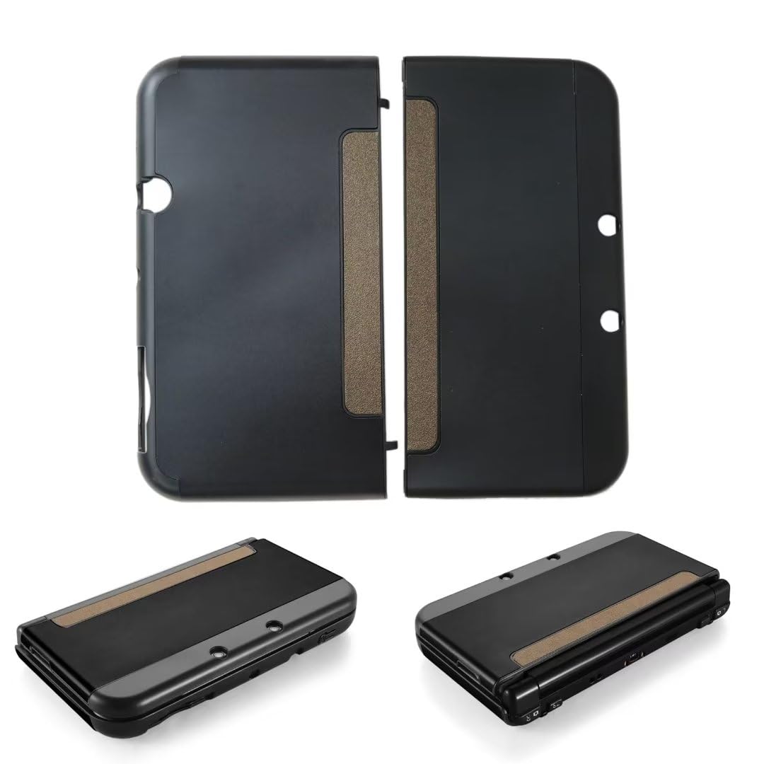 Hard Shell Protector Case Cover for Nintendo 3DS LL XL - Black S907