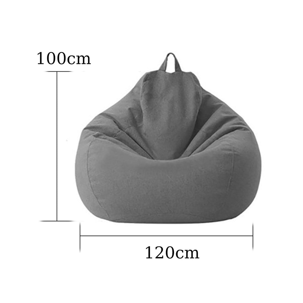 Yellow Large Bean Bag Chair Cover N293