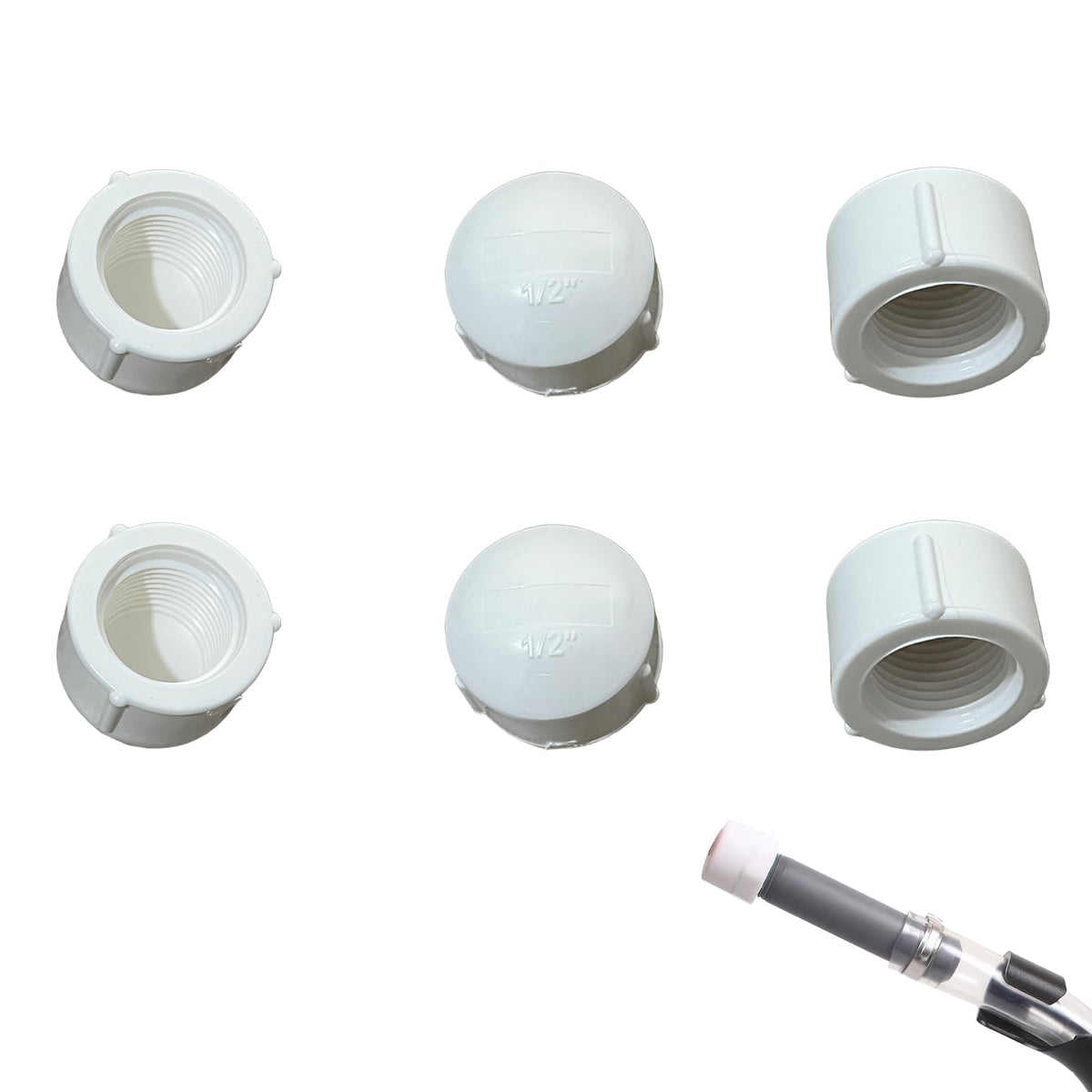 Fuel Jug Hose Caps 6 PCS Replacement C234