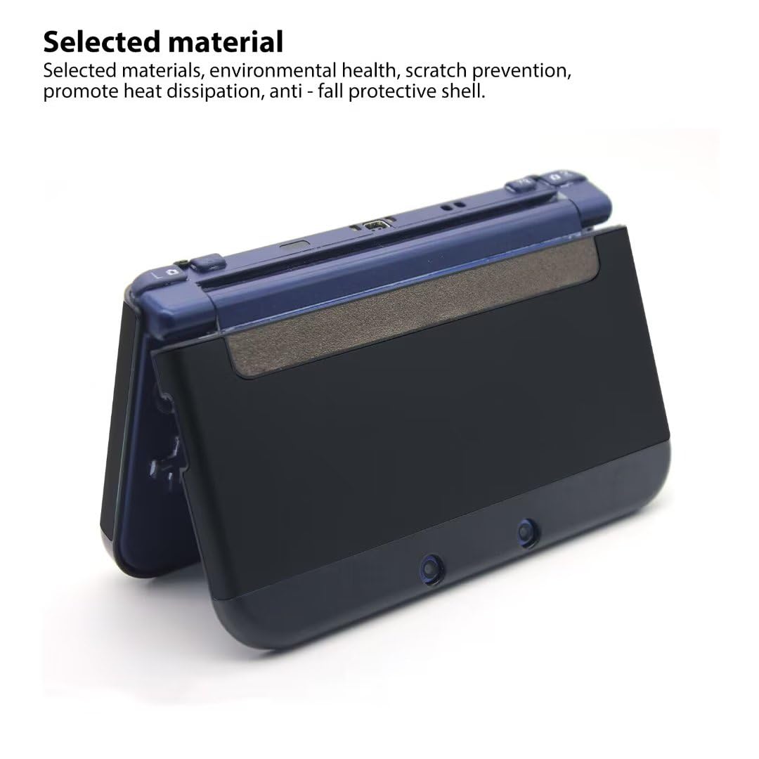 Hard Shell Protector Case Cover for Nintendo 3DS LL XL - Black S907