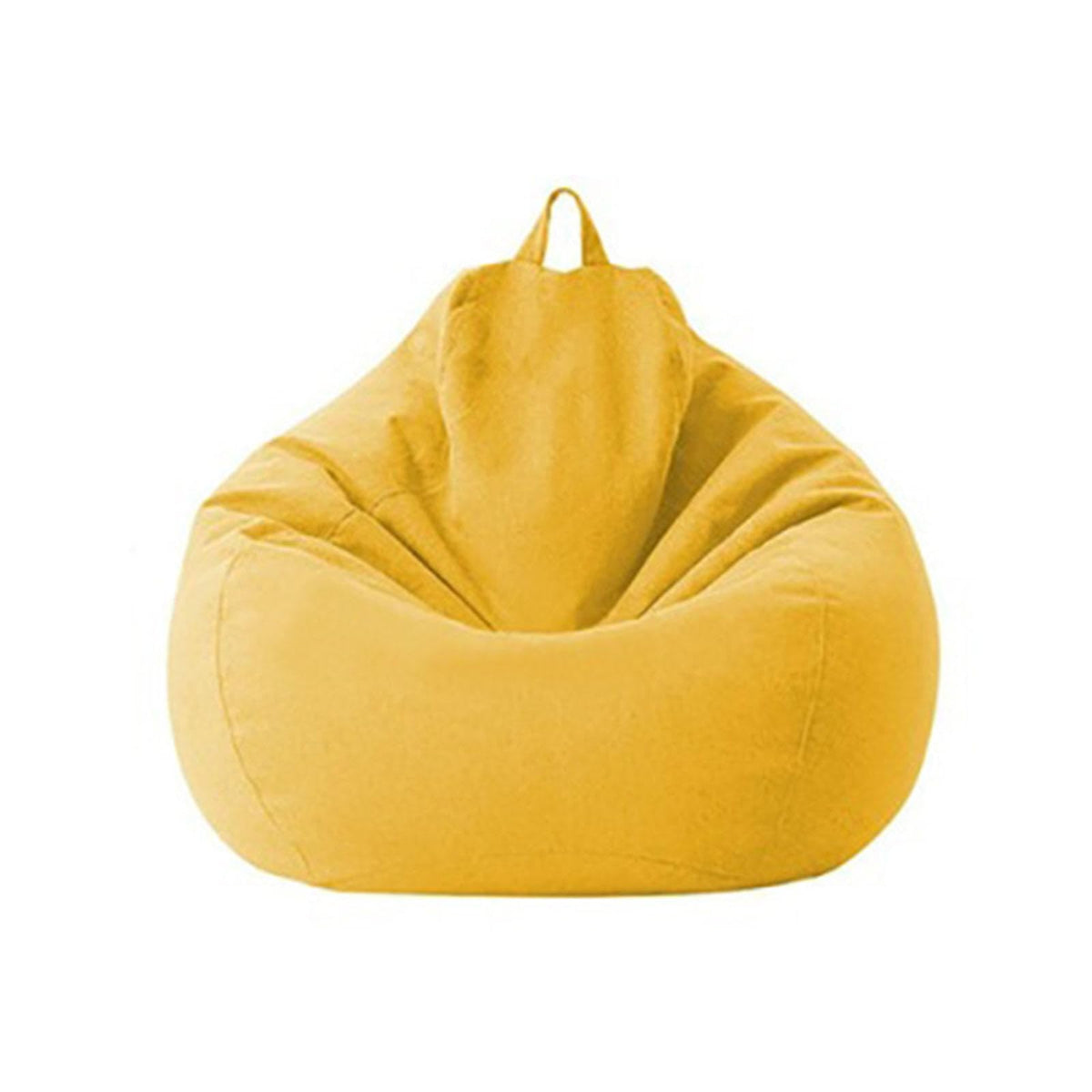 Yellow Large Bean Bag Chair Cover N293