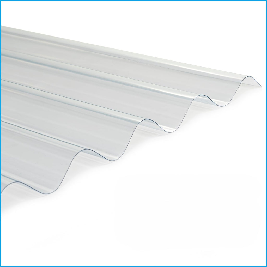 Clear Polycarbonate Roofing Panels 20-Pack 21 in. W x 72 in. L U6212