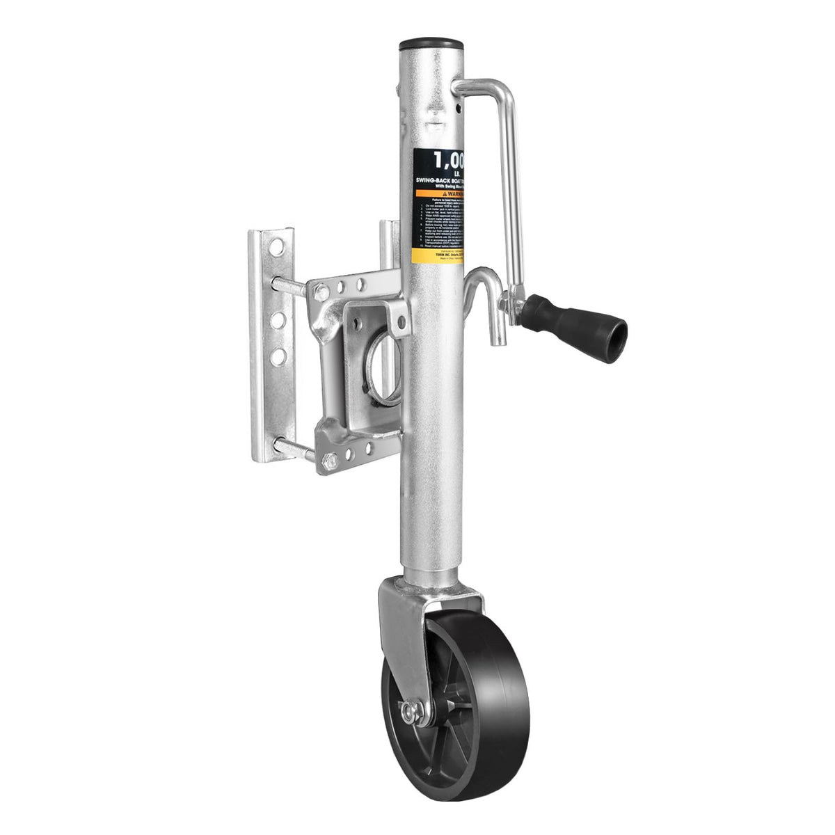 1000 lbs Heavy Duty Swivel Trailer Jack with Wheel X822