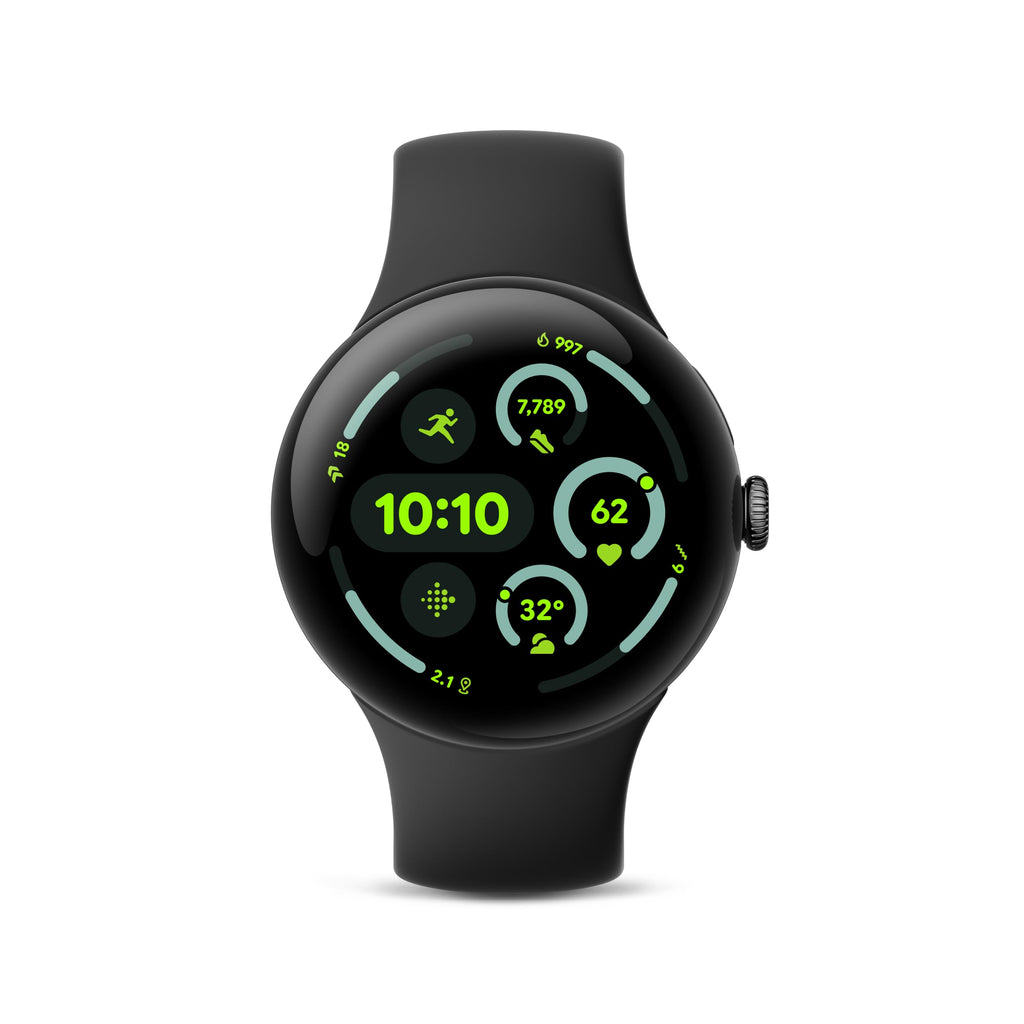 45mm Android Smartwatch Matte Black Aluminum Case Obsidian Band H27827