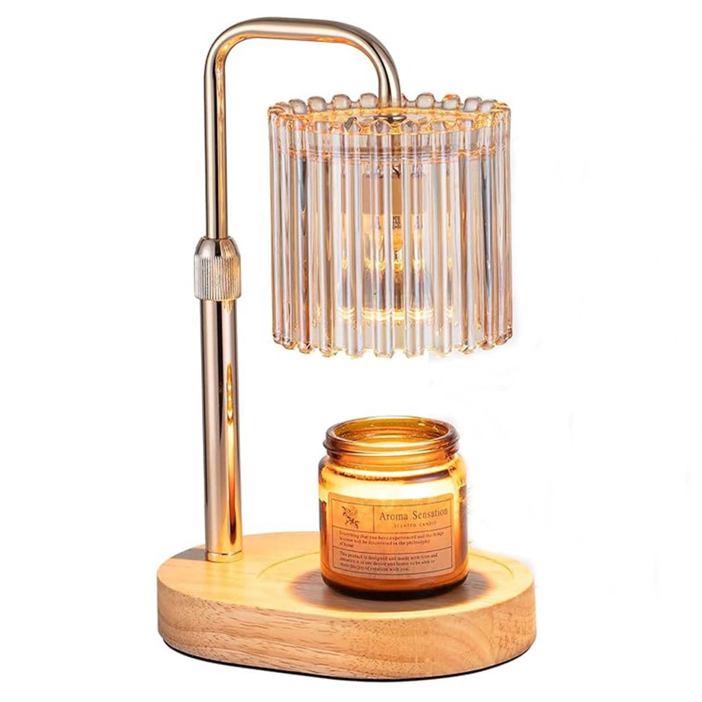 Candle Warmer Lamp with Timer, 2 Bulbs Height Adjustable Dimmable D4533