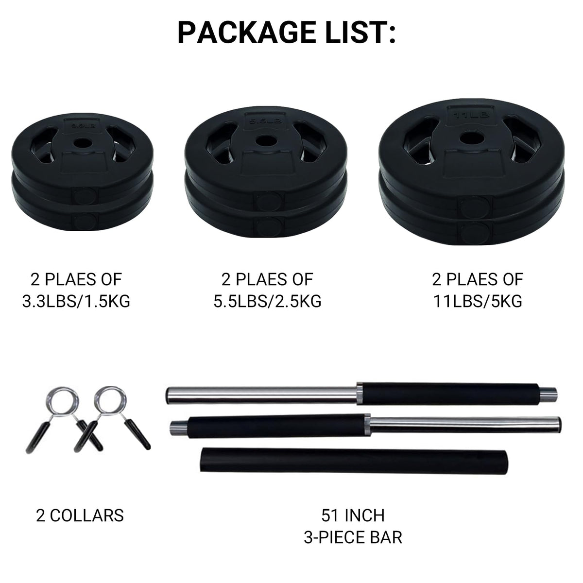 Adjustable Barbell Weight Set G976399