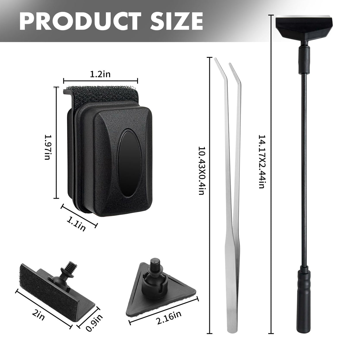 5PCS Small Fish Tank Cleaner Kit T193915