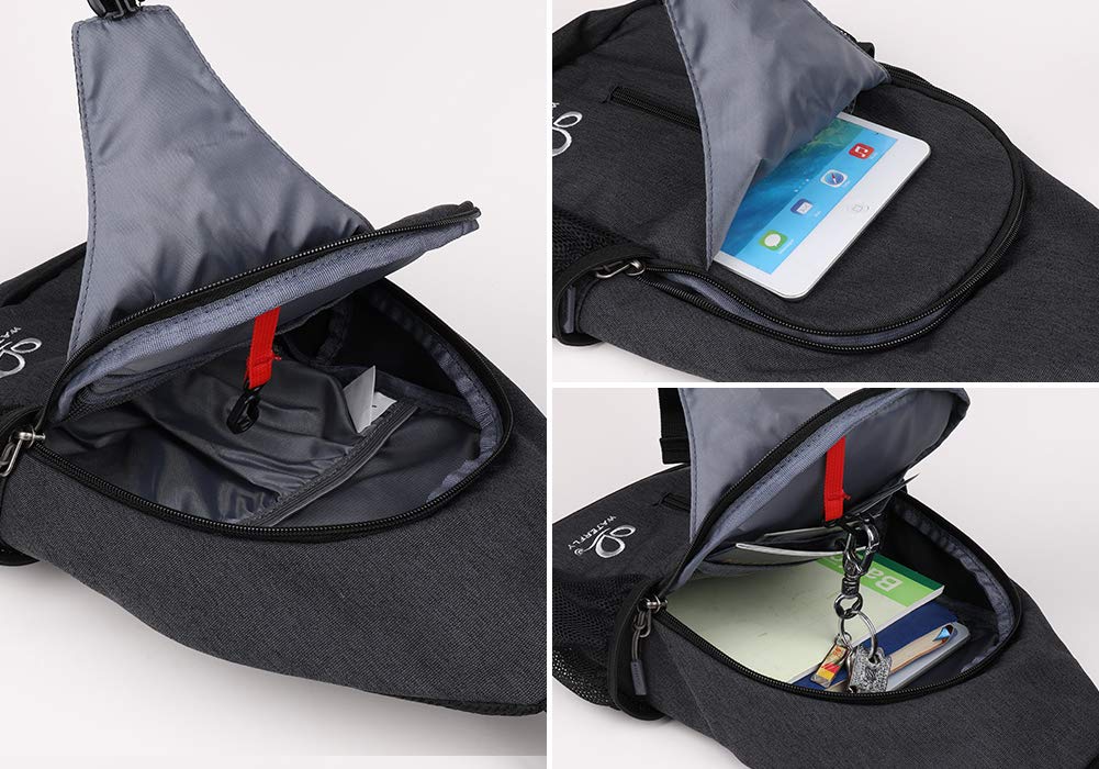Black Crossbody Sling Bag R9142