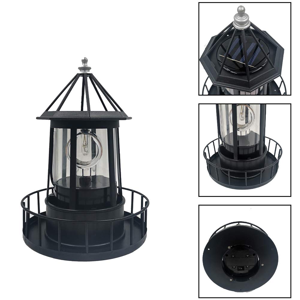 Solar Powered Rotating Garden Light X13293