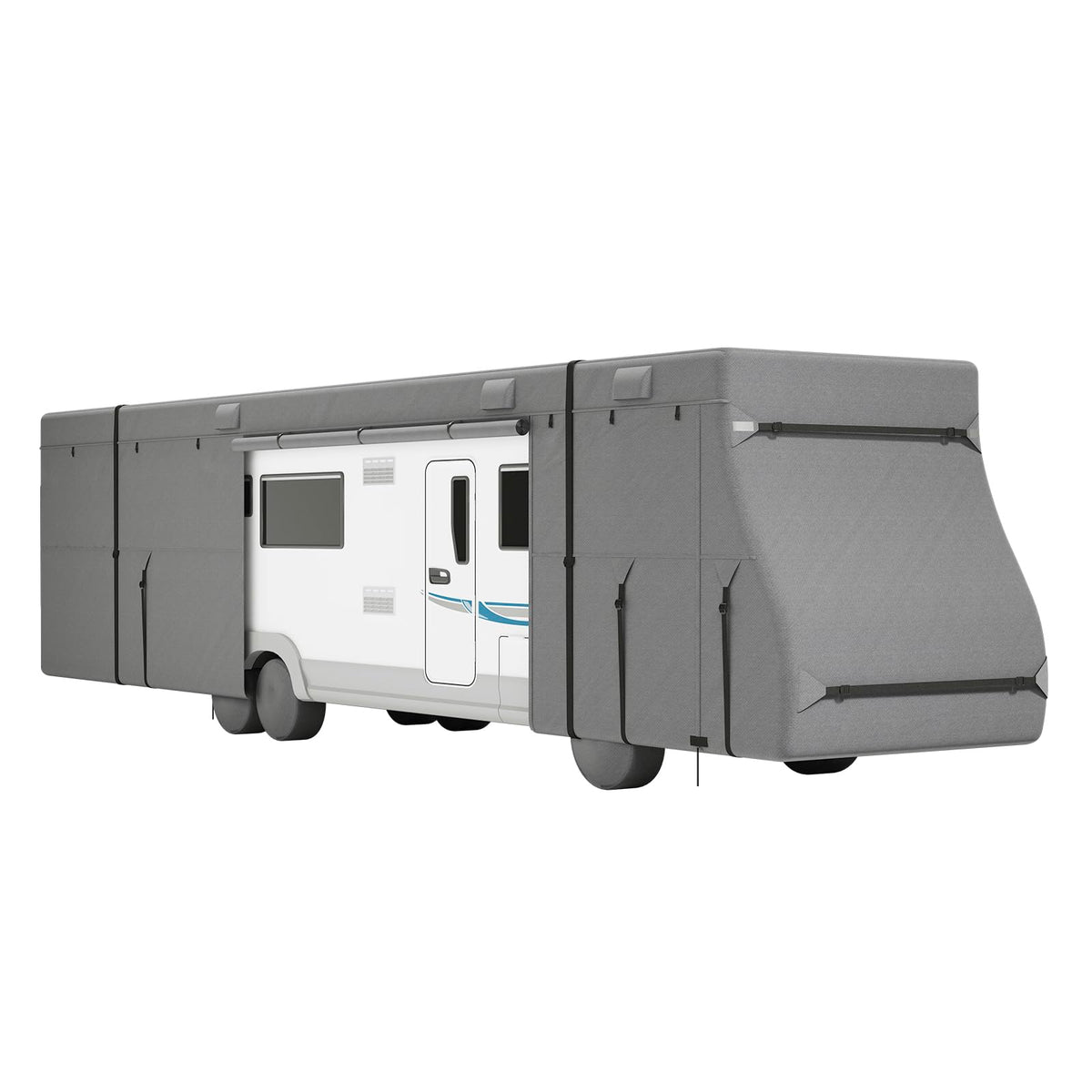 40-43 ft Non-Woven Fabric Waterproof RV Cover with Storage Bag I352