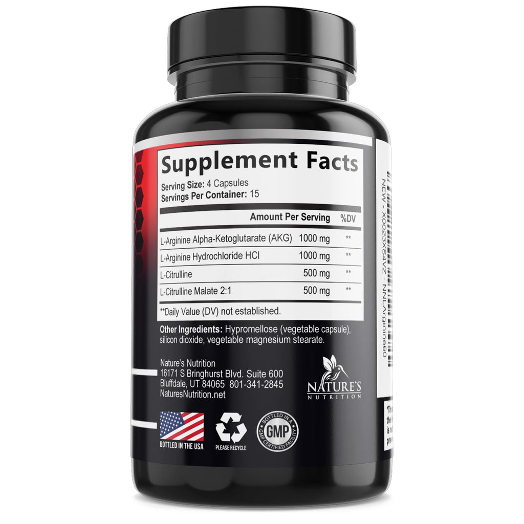 Nitric Oxide Booster 60 Capsules G2403