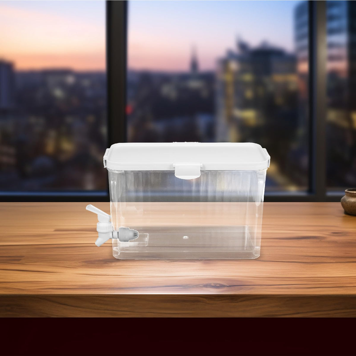 Refrigerator Water Jug with Faucet Large Capacity Beverage Dispenser V73679