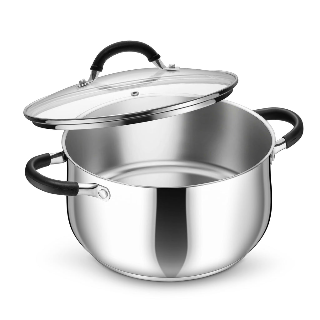 6 Quart Stainless Steel Stock Pot X436