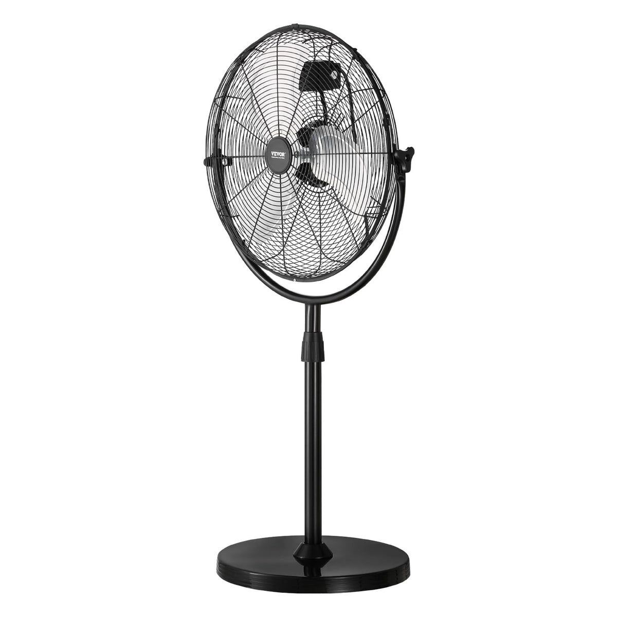 20 Inch 3 Speed Adjustable Height Pedestal Fan B15604