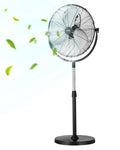 20 Inch 3 Speed Adjustable Height Pedestal Fan B15604