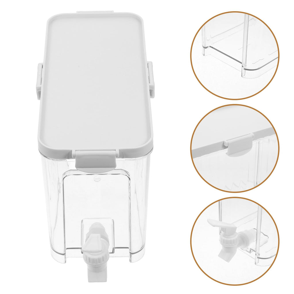 Refrigerator Water Jug with Faucet Large Capacity Beverage Dispenser V73679