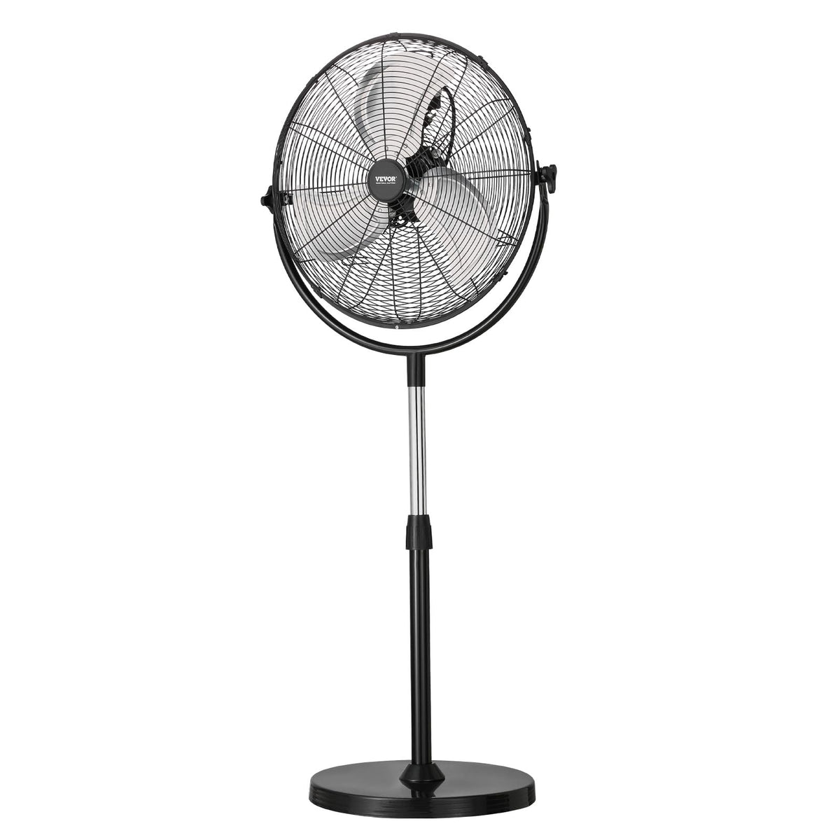20 Inch 3 Speed Adjustable Height Pedestal Fan B15604