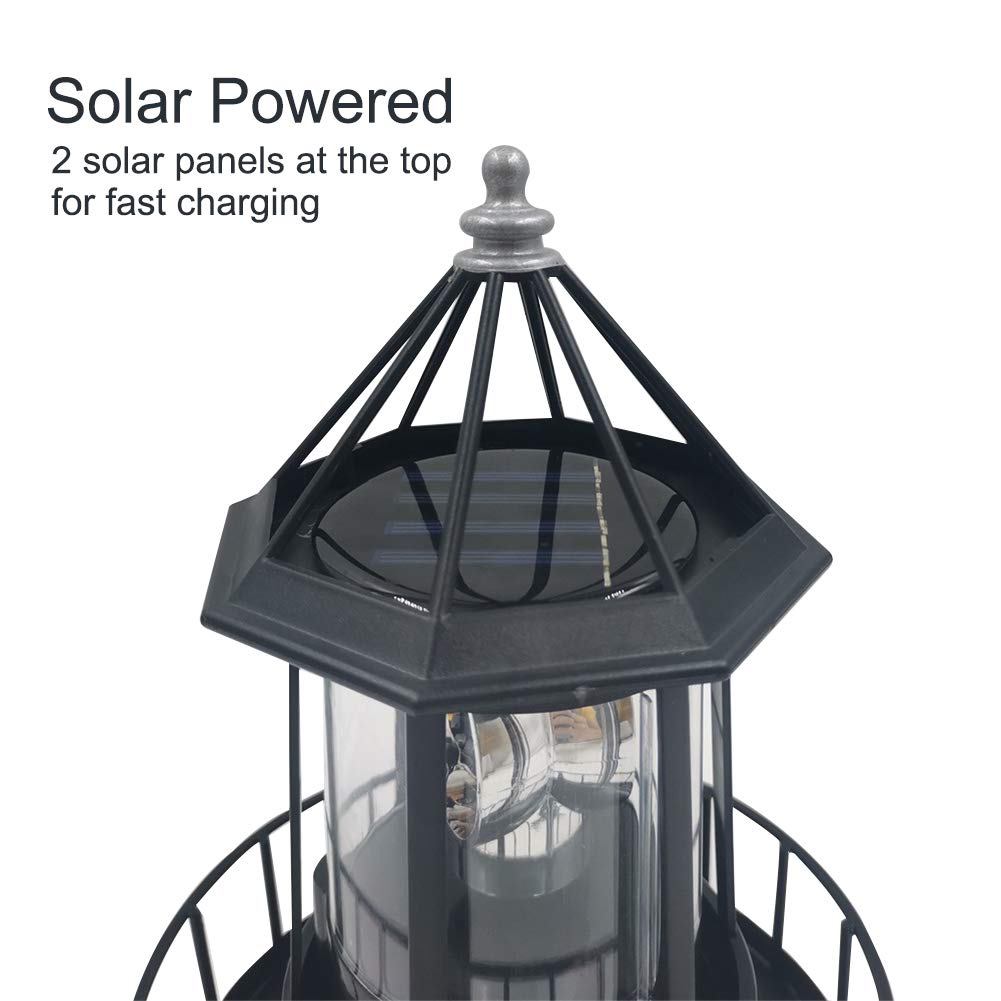 Solar Powered Rotating Garden Light X13293