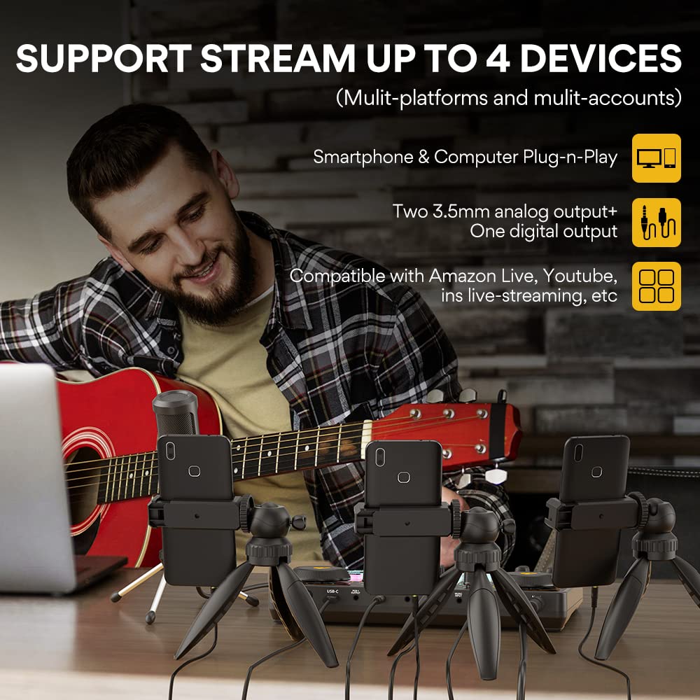 Podcast Equipment Bundle with Audio Mixer G353981
