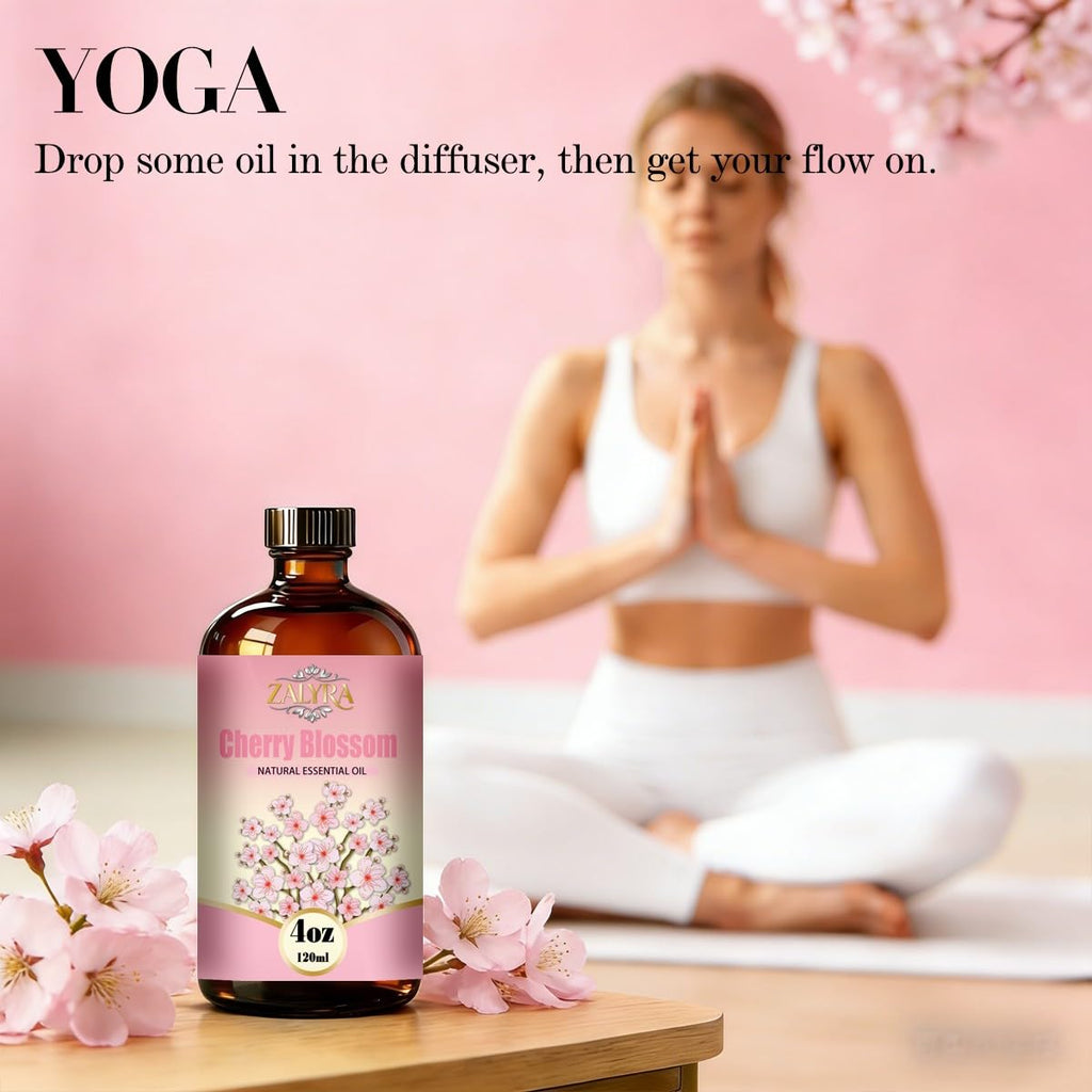 Cherry Blossom & Lavender Essential Oil 4 Fl Oz + 0.33 Fl Oz F45823