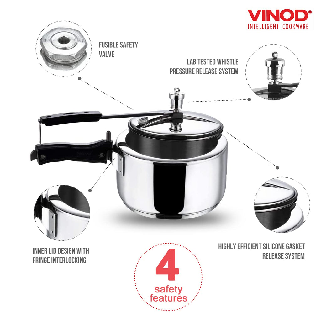 3 Liter Stainless Steel Pressure Cooker V611133