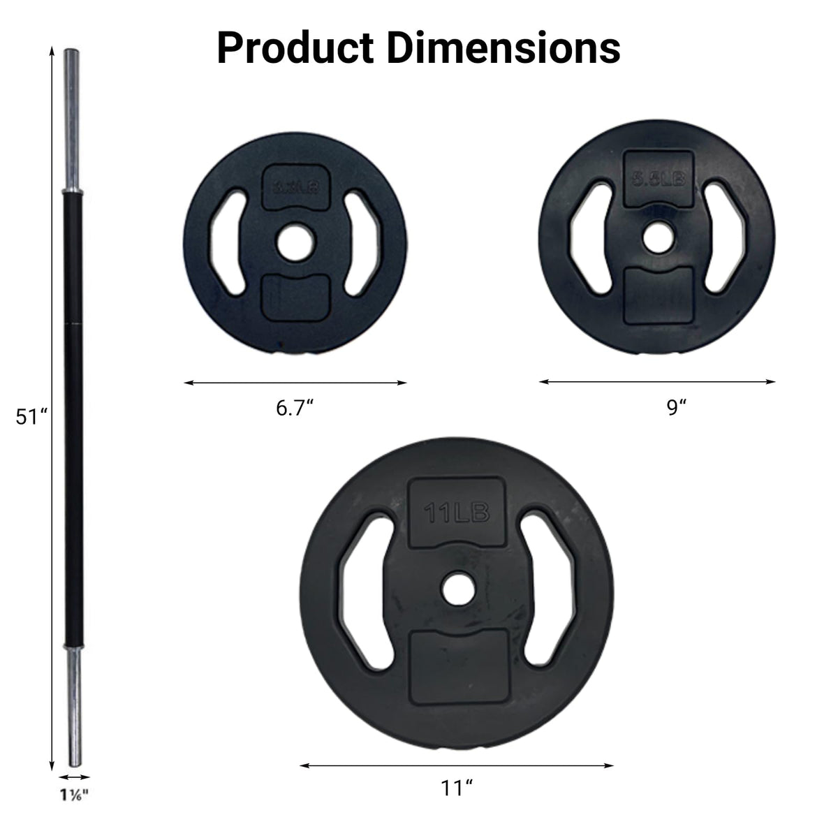 Adjustable Barbell Weight Set G976399