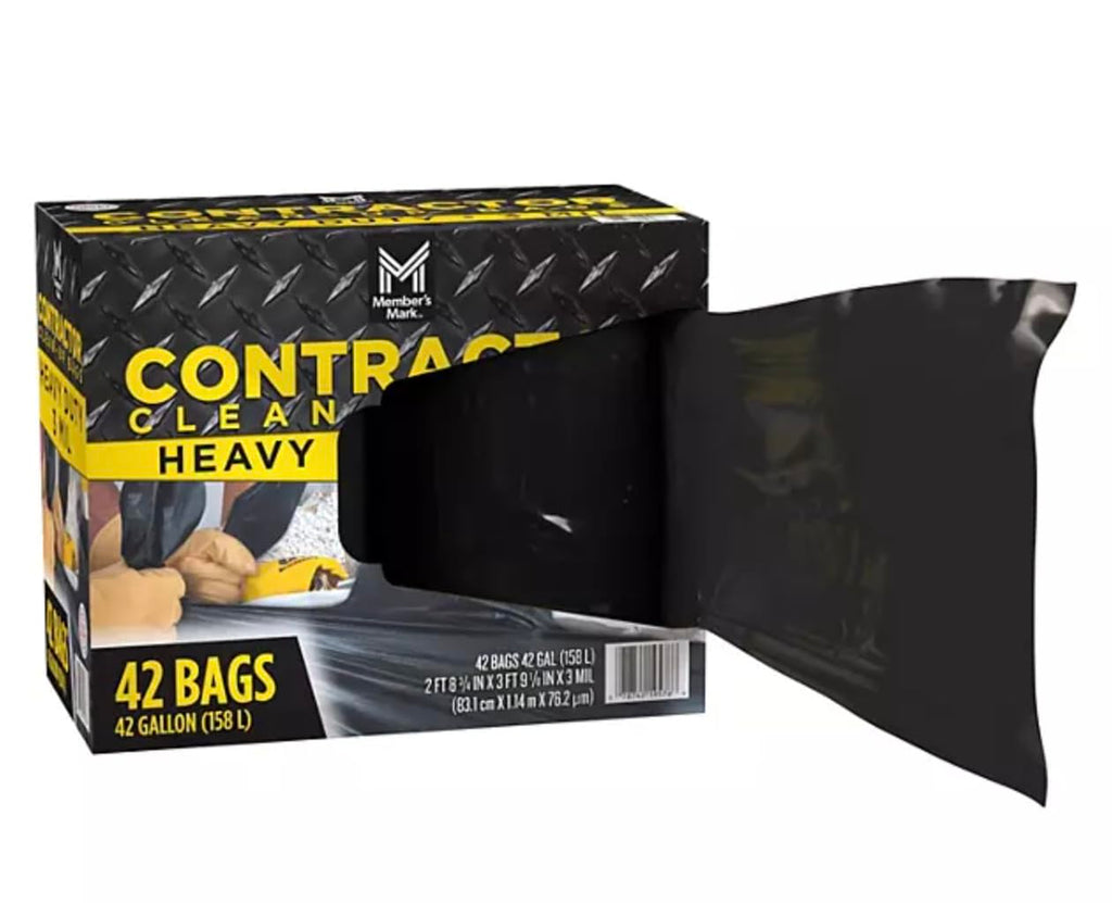 Commercial Contractor Clean-Up Trash Bags 42 gal. 42 ct. K3380