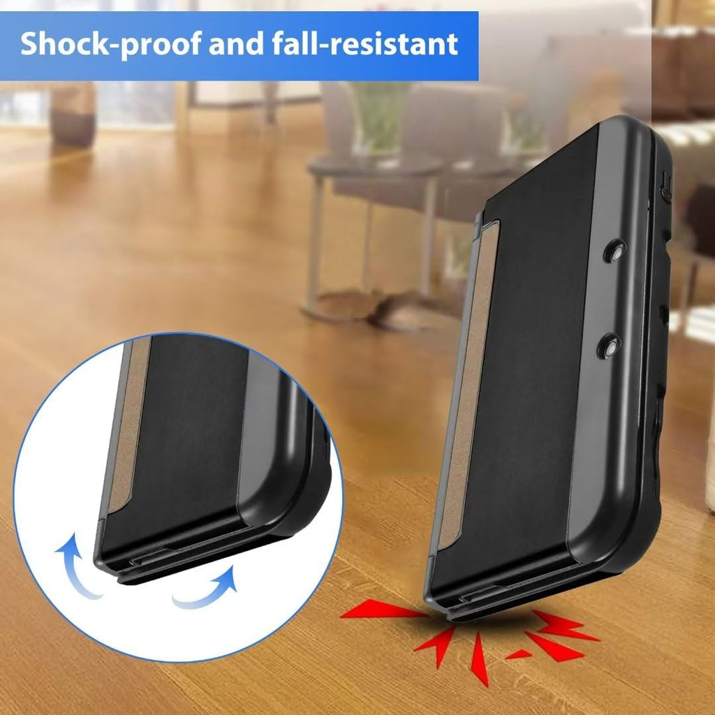 Hard Shell Protector Case Cover for Nintendo 3DS LL XL - Black S907