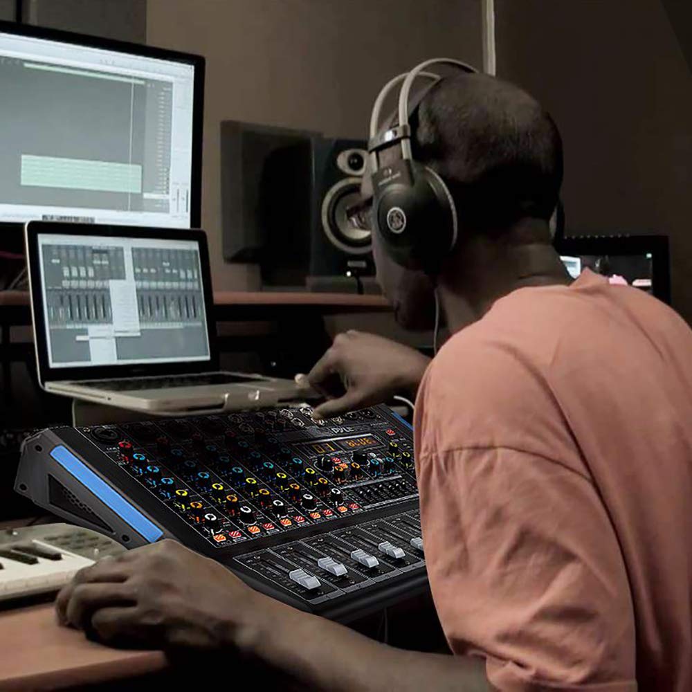 4-Channel Bluetooth Audio Mixer with USB and XLR C84409