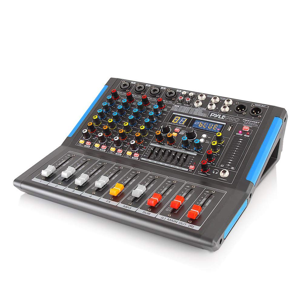 4-Channel Bluetooth Audio Mixer with USB and XLR C84409