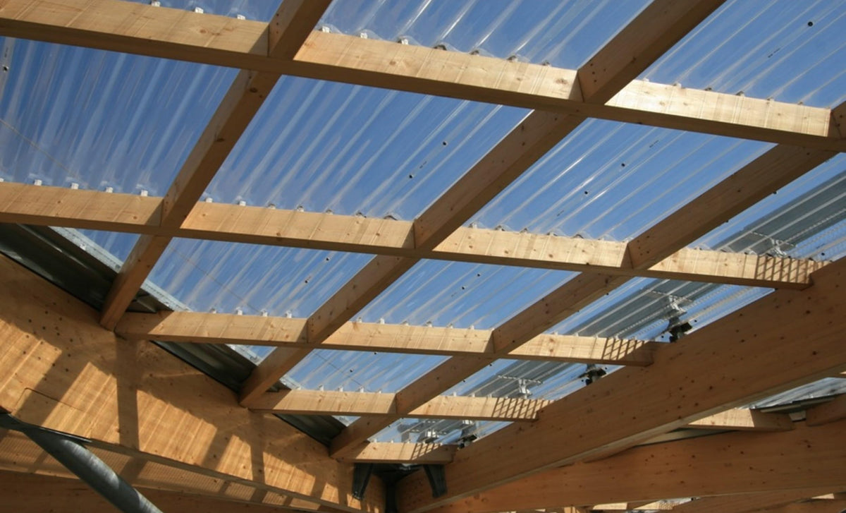Clear Polycarbonate Roofing Panels 20-Pack 21 in. W x 72 in. L U6212