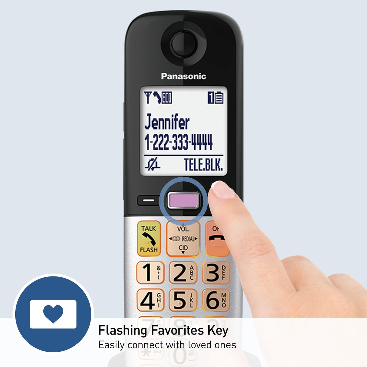 Cordless Phone with Volume Boost and Slow Talk I65787