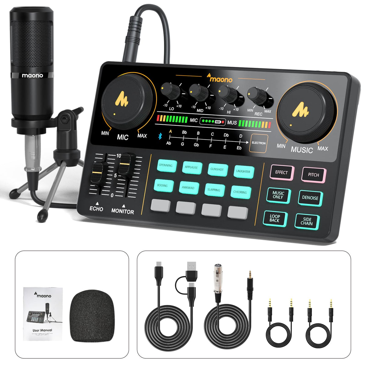 Podcast Equipment Bundle with Audio Mixer G353981