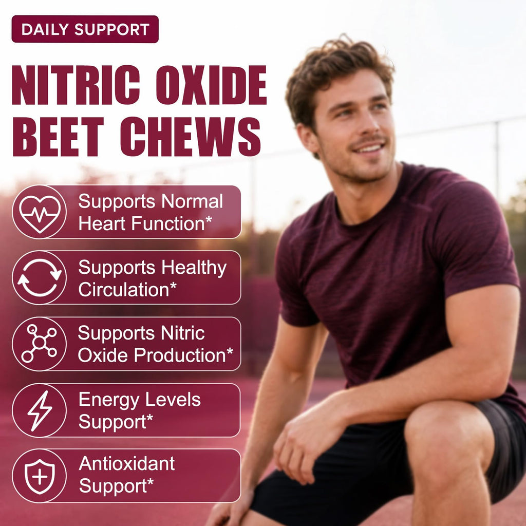 Beet Root Chews with CoQ10, Mixed Berry, 90 Ct C89239