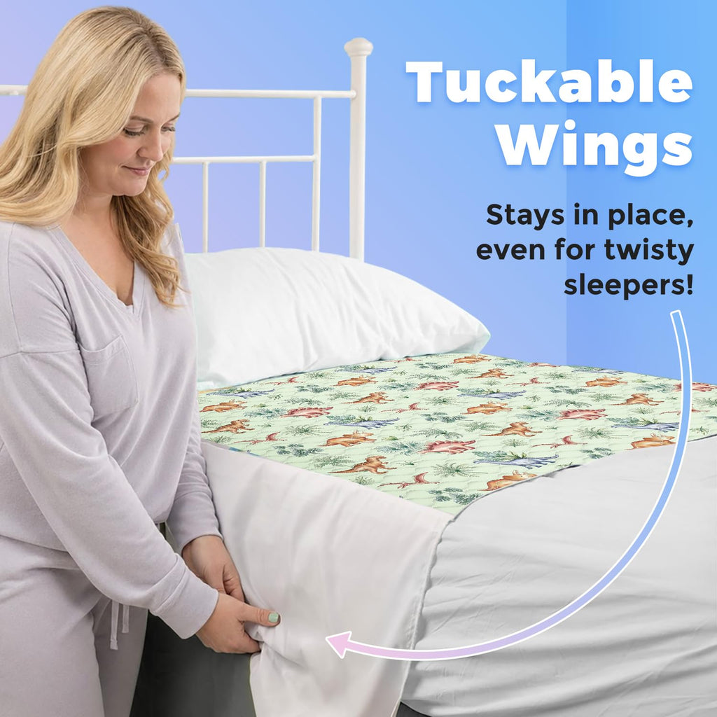 Viscose from Bamboo 3 Pack Waterproof Non-Slip Crib Pee Pads Q532152
