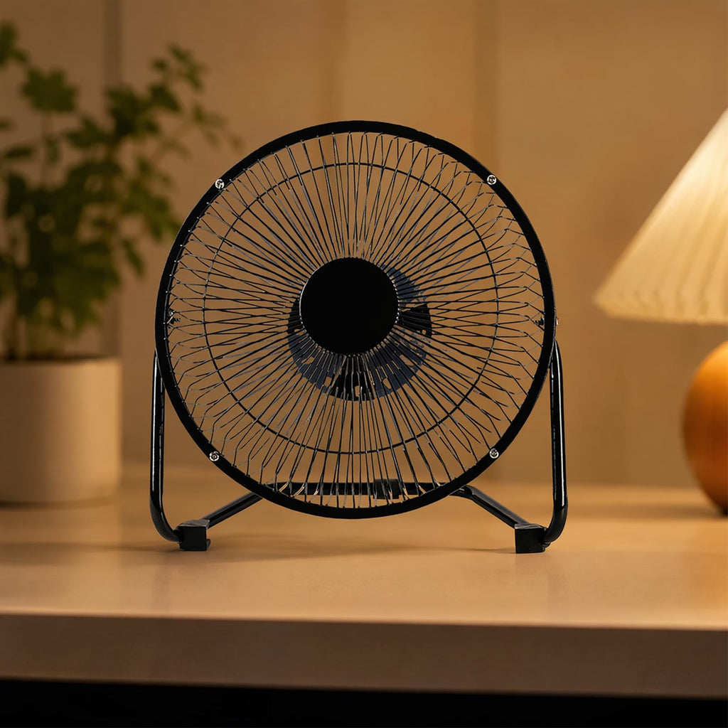 8 Inch 3-Speed High Velocity Metal Floor Fan J4337