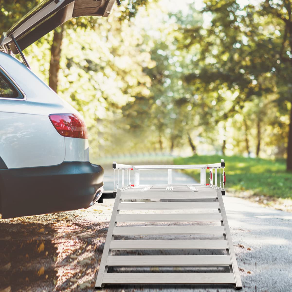 Aluminum Cargo Carrier with Ramp I2880