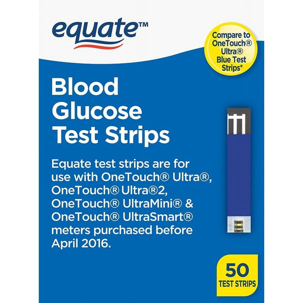 Blood Sugar Test Strips 50ct I71082