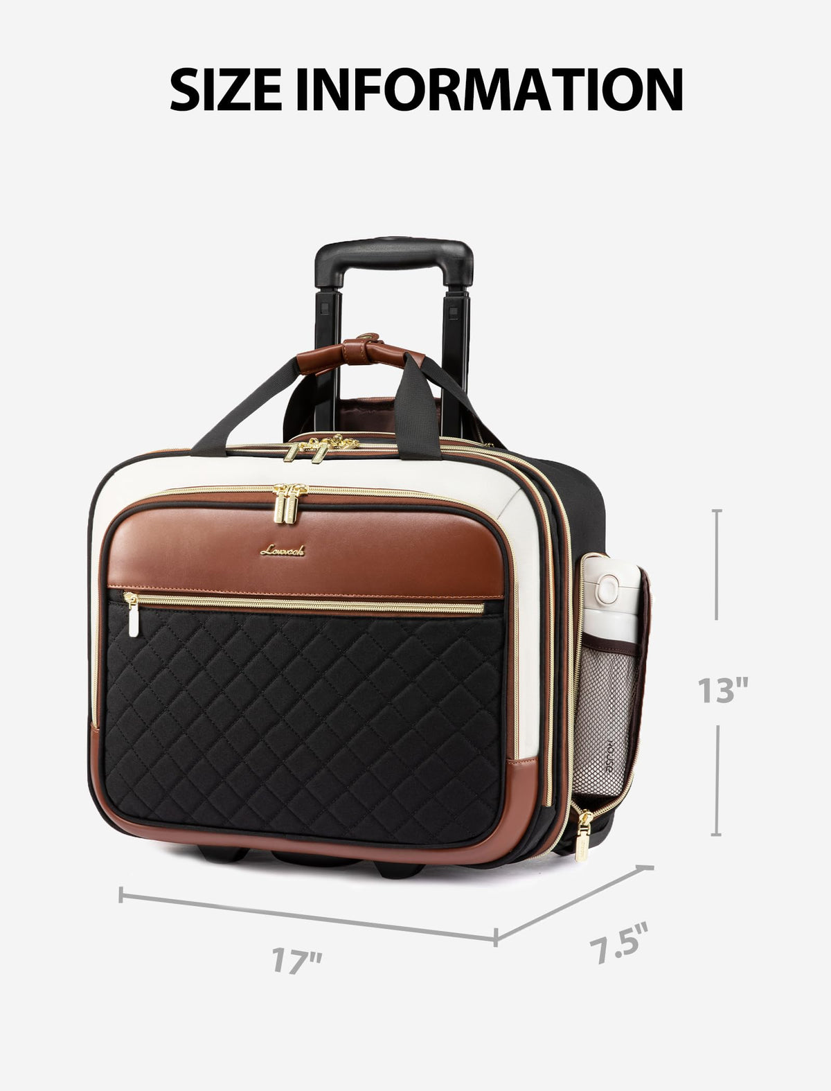 Rolling Laptop Bag with Wheels P759009