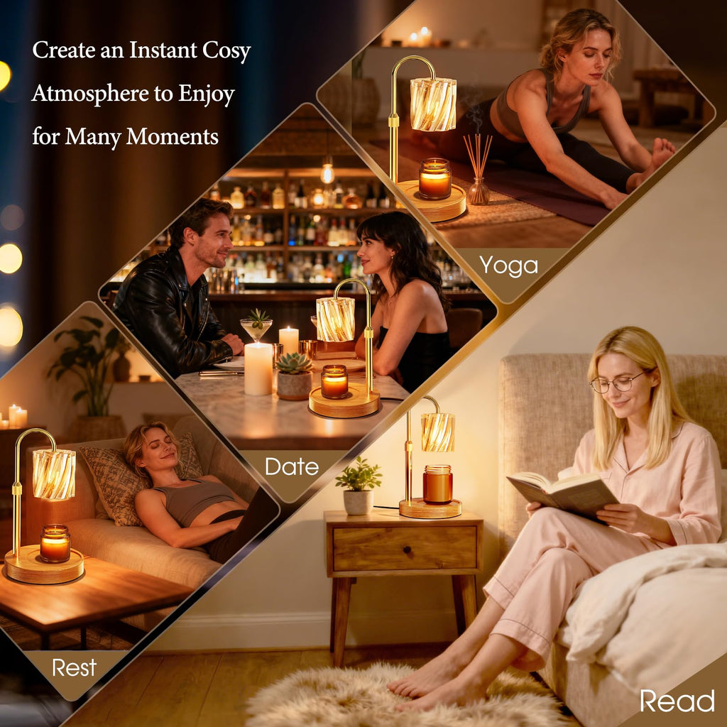 Candle Warmer Lamp with Timer Dimmer Y825876