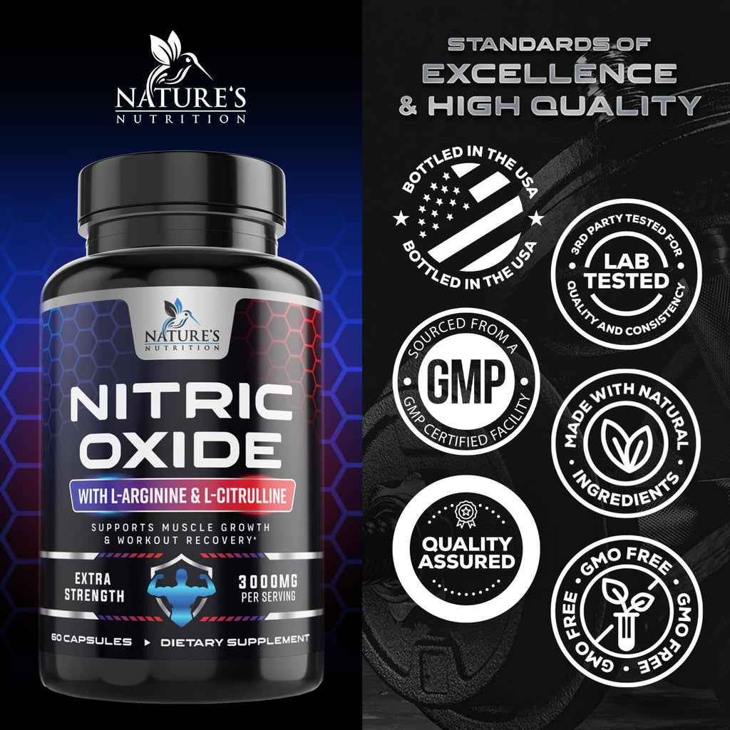 Nitric Oxide Booster 60 Capsules G2403