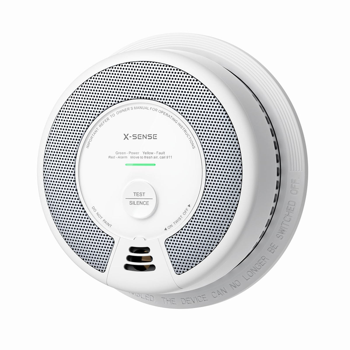 Wireless Interconnected Smoke and Carbon Monoxide Alarm 1-Pack and 3-Pack Q742