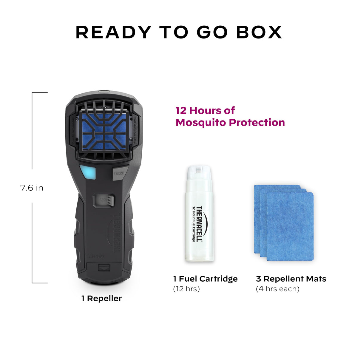 Portable Mosquito Repeller with 12-Hour Refill Z774810