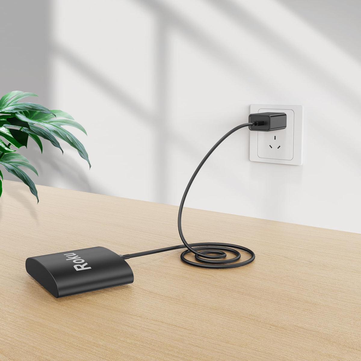 2A Power Adapter with USB Type-C and Micro USB Cables H4572