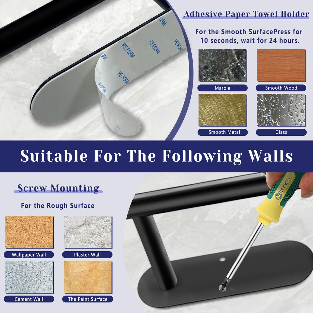 Self Adhesive Paper Towel Holder Y1628