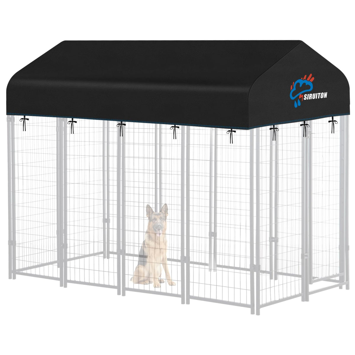 8x4FT Heavy Duty 600D Oxford Dog Kennel Replacement Cover X52982