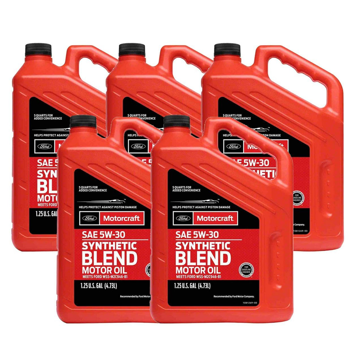 5W-30 Synthetic Blend Motor Oil 25 Quart P64914