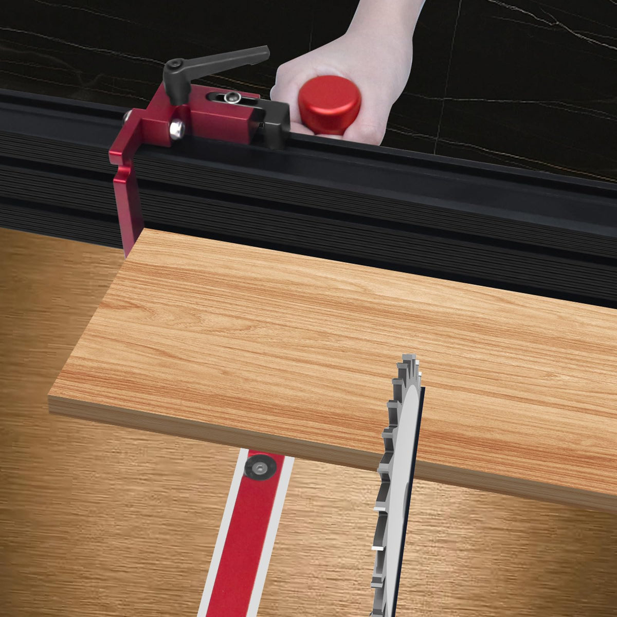 Miter Gauge with Miter Fence and 60 Degree Angled Ends O401