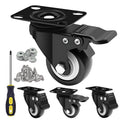 2 Inch Caster Wheel Set of 4 with Dual Brake V7651